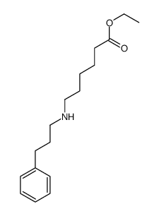 ethyl 6-(3-phenylpropylamino)hexanoate Structure