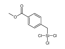 methyl 4-(trichlorosilylmethyl)benzoate结构式