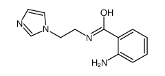 2-amino-N-(2-imidazol-1-ylethyl)benzamide Structure