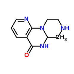 N-Ethyl-2-(1-piperazinyl)nicotinamide结构式
