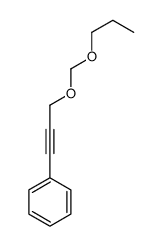 3-(propoxymethoxy)prop-1-ynylbenzene Structure