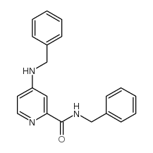 N-Benzyl-4-(benzylamino)picolinamide Structure