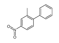 1,1'-Biphenyl, 2-methyl-4-nitro Structure