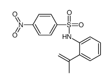 4-nitro-N-(2-prop-1-en-2-ylphenyl)benzenesulfonamide结构式
