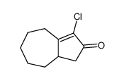 3-chloro-4,5,6,7,8,8a-hexahydroazulen-2(1H)-one结构式