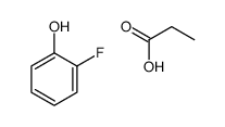 2-fluorophenol,propanoic acid Structure