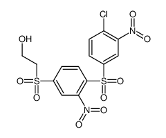 2-[4-(4-chloro-3-nitrophenyl)sulfonyl-3-nitrophenyl]sulfonylethanol Structure