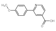 2-(4-methoxyphenyl)pyridine-4-carboxylic acid Structure