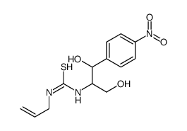 1-[1,3-dihydroxy-1-(4-nitrophenyl)propan-2-yl]-3-prop-2-enylthiourea Structure