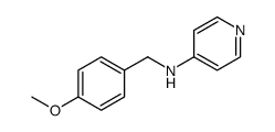4-Pyridinamine, N-[(4-methoxyphenyl)methyl]结构式