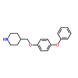 4-[(4-Phenoxyphenoxy)methyl]piperidine结构式