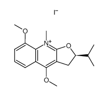 (-)-lunasine, iodide Structure