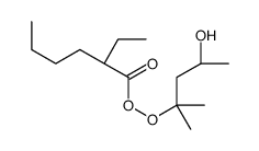 3-Hydroxy-1,1-dimethylbutyl peroxy-(2-ethylhexanoate) structure