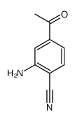 4-acetyl-2-aminobenzonitrile Structure