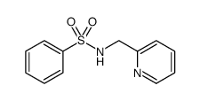 Benzenesulfonamide, N-(2-pyridinylmethyl)结构式