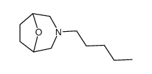 3-pentyl-8-oxa-3-aza-bicyclo[3.2.1]octane结构式