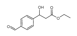 ethyl 3-(4-formylphenyl)-3-hydroxypropanoate结构式