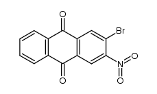 2-bromo-3-nitro-anthraquinone结构式