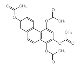 1,2,4,7-Phenanthrenetetrol,1,2,4,7-tetraacetate Structure
