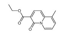 ethyl 9-methyl-4-oxo-4H-quinolizine-3-carboxylate Structure