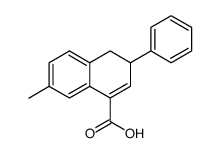 7-methyl-3-phenyl-3,4-dihydro-[1]naphthoic acid结构式