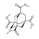 1,3,5,7-tetracarboxymethyladamantane Structure