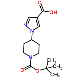 4-(4-Carboxy-pyrazol-1-yl)-piperidine-1-carboxylic acid tert-butyl ester picture