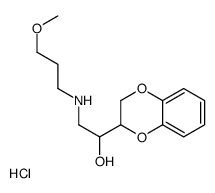 [2-(2,3-dihydro-1,4-benzodioxin-3-yl)-2-hydroxyethyl]-(3-methoxypropyl)azanium,chloride Structure