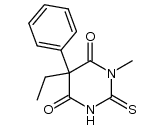 5-ethyl-1-methyl-5-phenyl-2-thioxo-1,2-dihydropyrimidine-4,6(3H,5H)-dione Structure