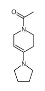 1-Acetyl-4-(1-pyrrolidinyl)-1,2,3,6-tetrahydro-pyridine Structure