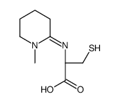 (2R)-2-[(1-methylpiperidin-2-ylidene)amino]-3-sulfanylpropanoic acid结构式