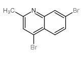 4,7-Dibromo-2-methylquinoline Structure