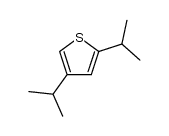 2,4-diisopropylthiophene结构式