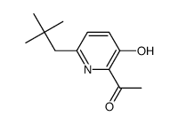 1-(3-hydroxy-6-neopentylpyridin-2-yl)ethanone结构式