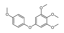 1,2,3-trimethoxy-5-(4-methoxyphenoxy)benzene Structure
