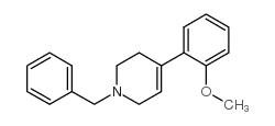 1-苄基-4-(2-甲氧基苯基)四氢吡啶结构式