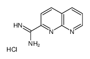 1,8-naphthyridine-2-carboximidamide,hydrochloride Structure