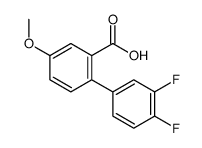 2-(3,4-difluorophenyl)-5-methoxybenzoic acid结构式