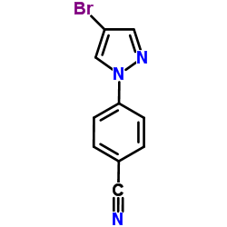 4-(4-Bromo-1H-pyrazol-1-yl)benzonitrile structure