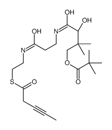 3-pentynoyl-S-pantetheine-11-pivalate结构式