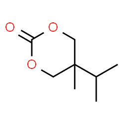 Carbonic acid, 2-isopropyl-2-methyltrimethylene ester (6CI) structure