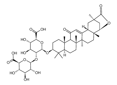 甘草皂苷E2结构式