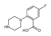 2-(1-哌嗪基)-5-氟苯甲酸图片