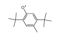 2,5-di-t-butyl-4-methylphenoxy radical Structure