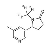 5-(5-methylpyridin-3-yl)-1-(trideuteriomethyl)pyrrolidin-2-one Structure
