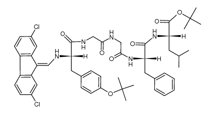 DC-FM-bar-Tyr(t-Bu)-Gly-Gly-Phe-Leu-O-t-Bu Structure