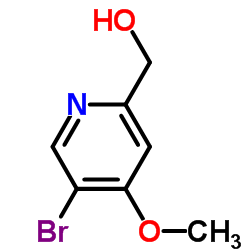 2-PyridineMethanol, 5-bromo-4-Methoxy- Structure