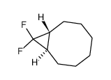 Bicyclo[6.1.0]nonane, 9,9-difluoro-, trans- (9CI) Structure