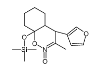 [(4S,4aR,8aR)-4-(furan-3-yl)-3-methyl-2-oxido-4,4a,5,6,7,8-hexahydro-1,2-benzoxazin-2-ium-8a-yl]oxy-trimethylsilane结构式