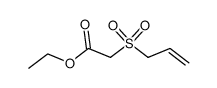 ethyl allylsulfonylacetate Structure